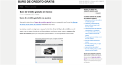 Desktop Screenshot of burodecreditogratis.net